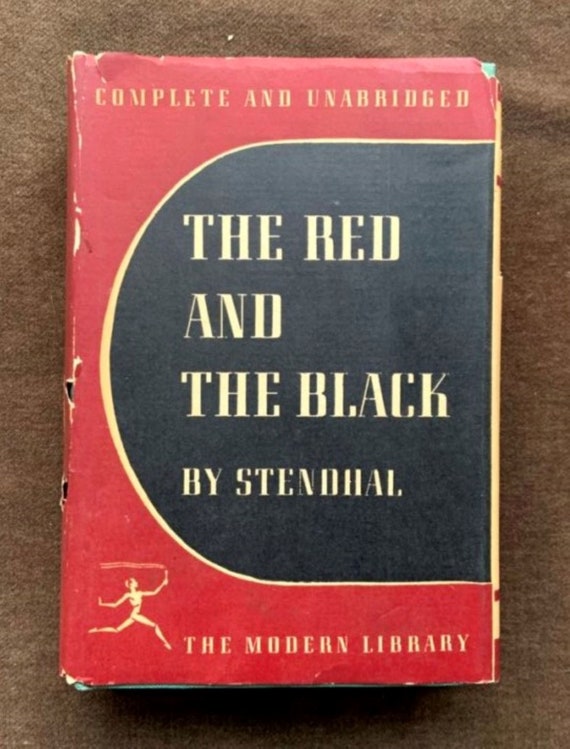 Vintage the Red and the Black by De Stendhal Library - Etsy