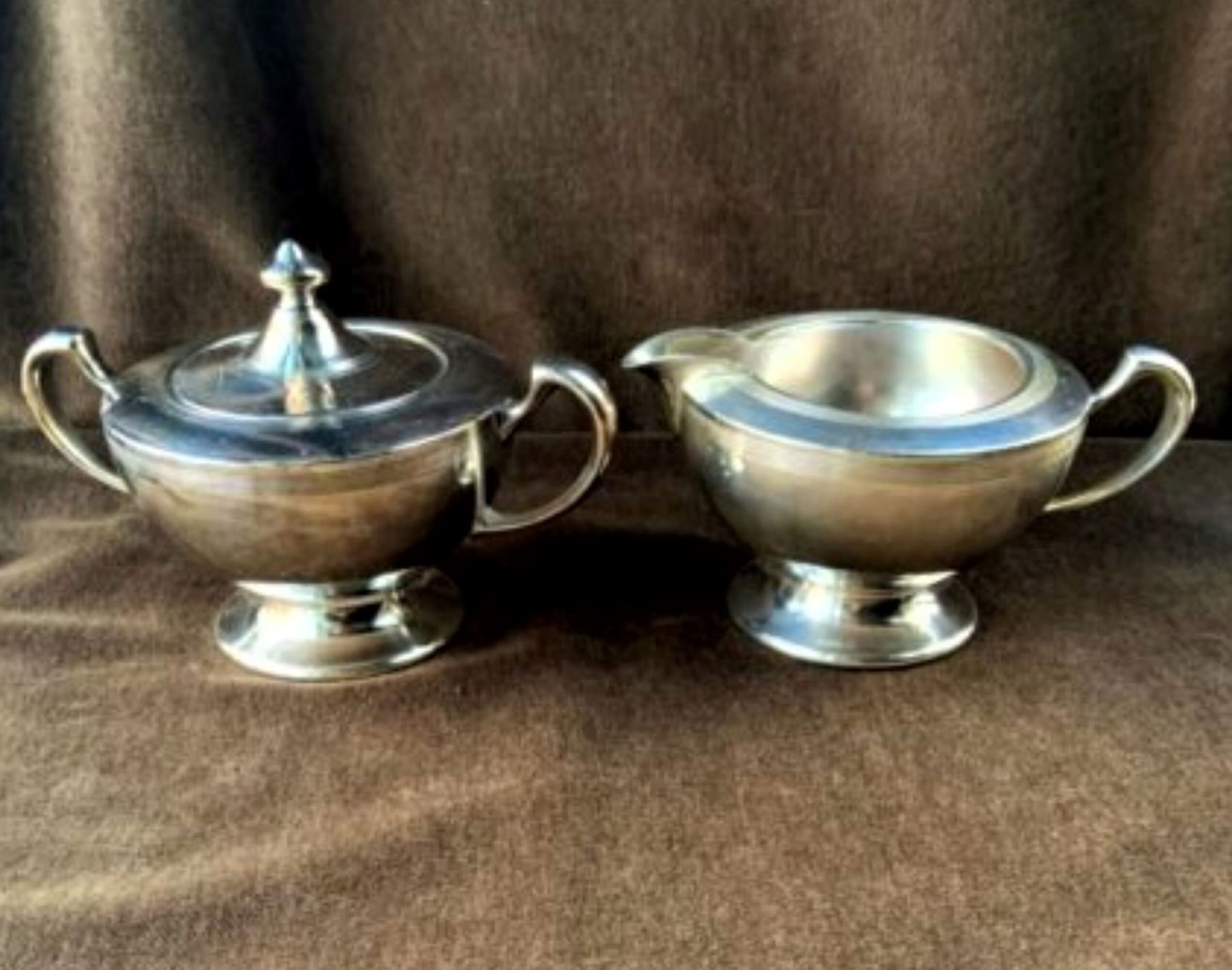Vintage 1881 Rogers Quadruple Plated New York Creamer and