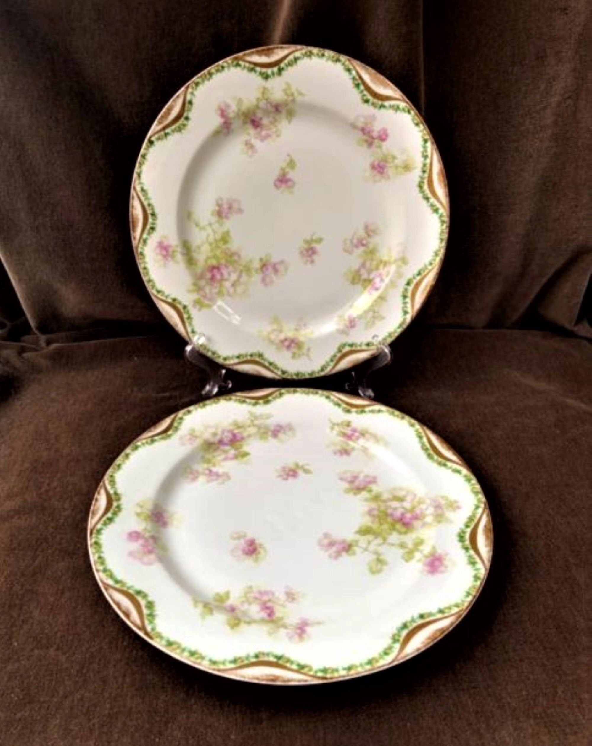 Deux assiettes enfants Limoges Haviland - set vintage