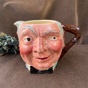 Vintage Lancasters Hanley Hand Painted Large Mug/Toby Pitcher