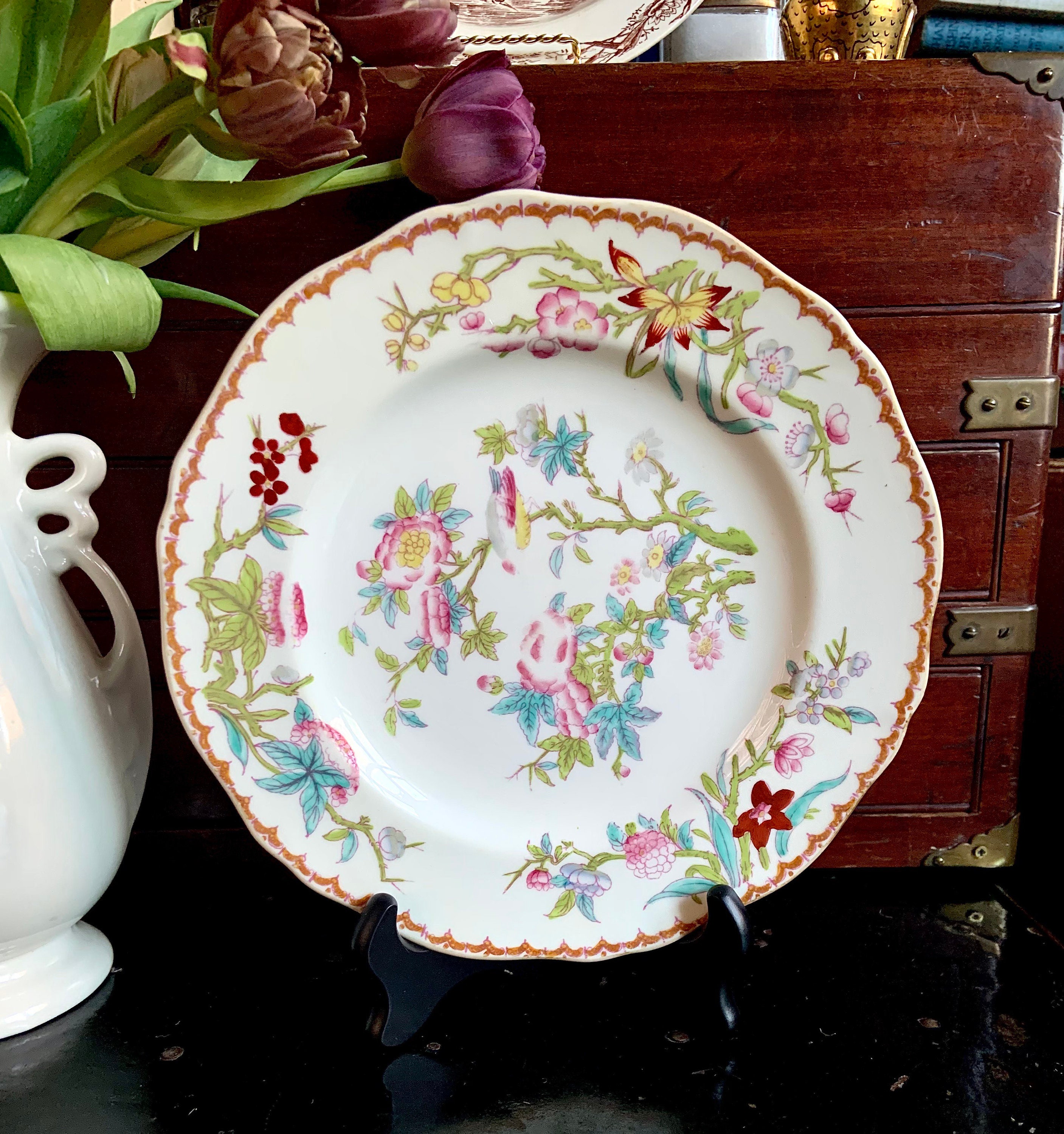 Davis Collamore & Co. フルーツ装飾プレート Davis Collamore & Co. フルーツ装飾プレート Davis Collamore