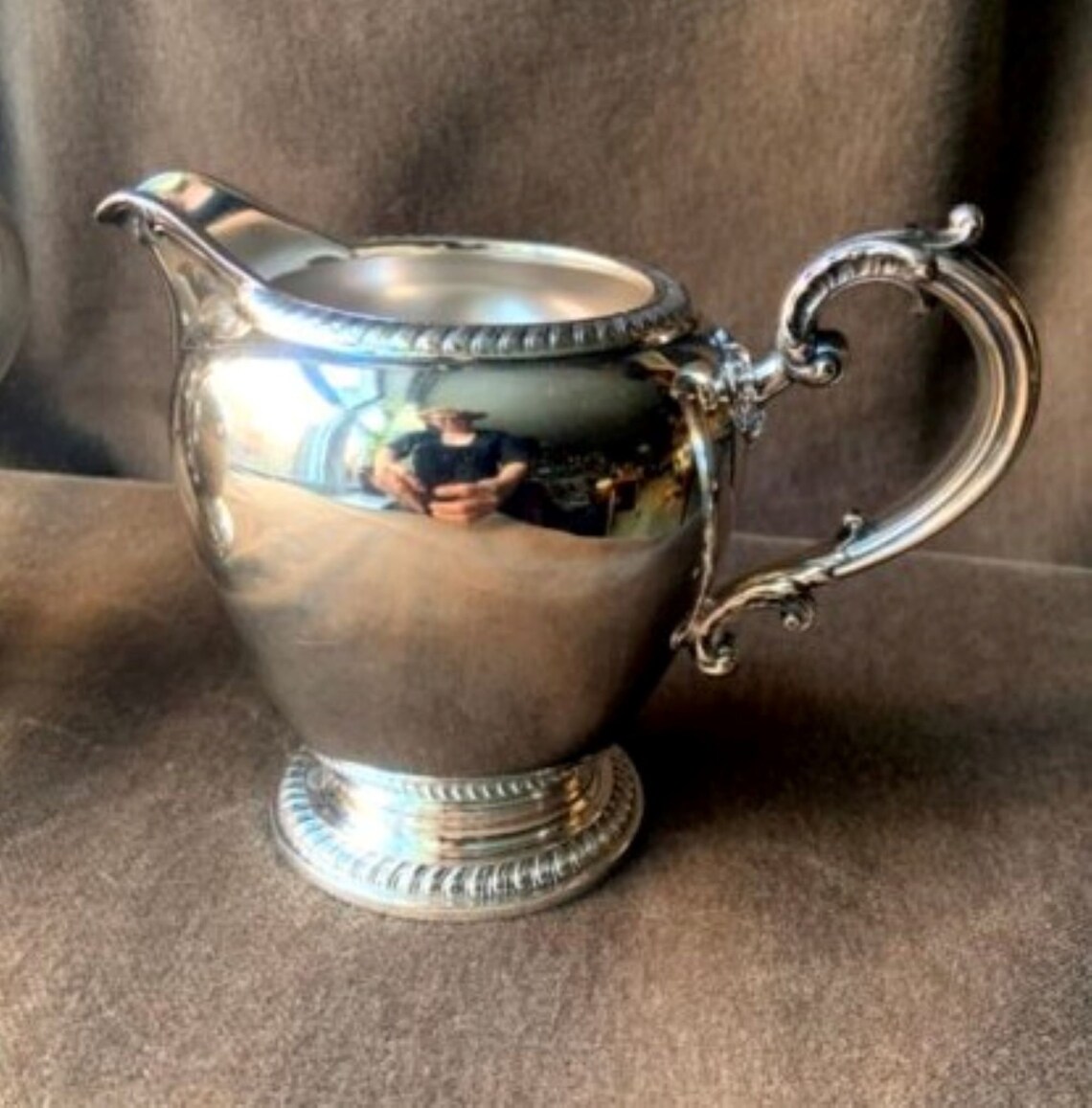 Vintage Reed & Barton Buckingham Silverplate Creamer and Sugar Etsy