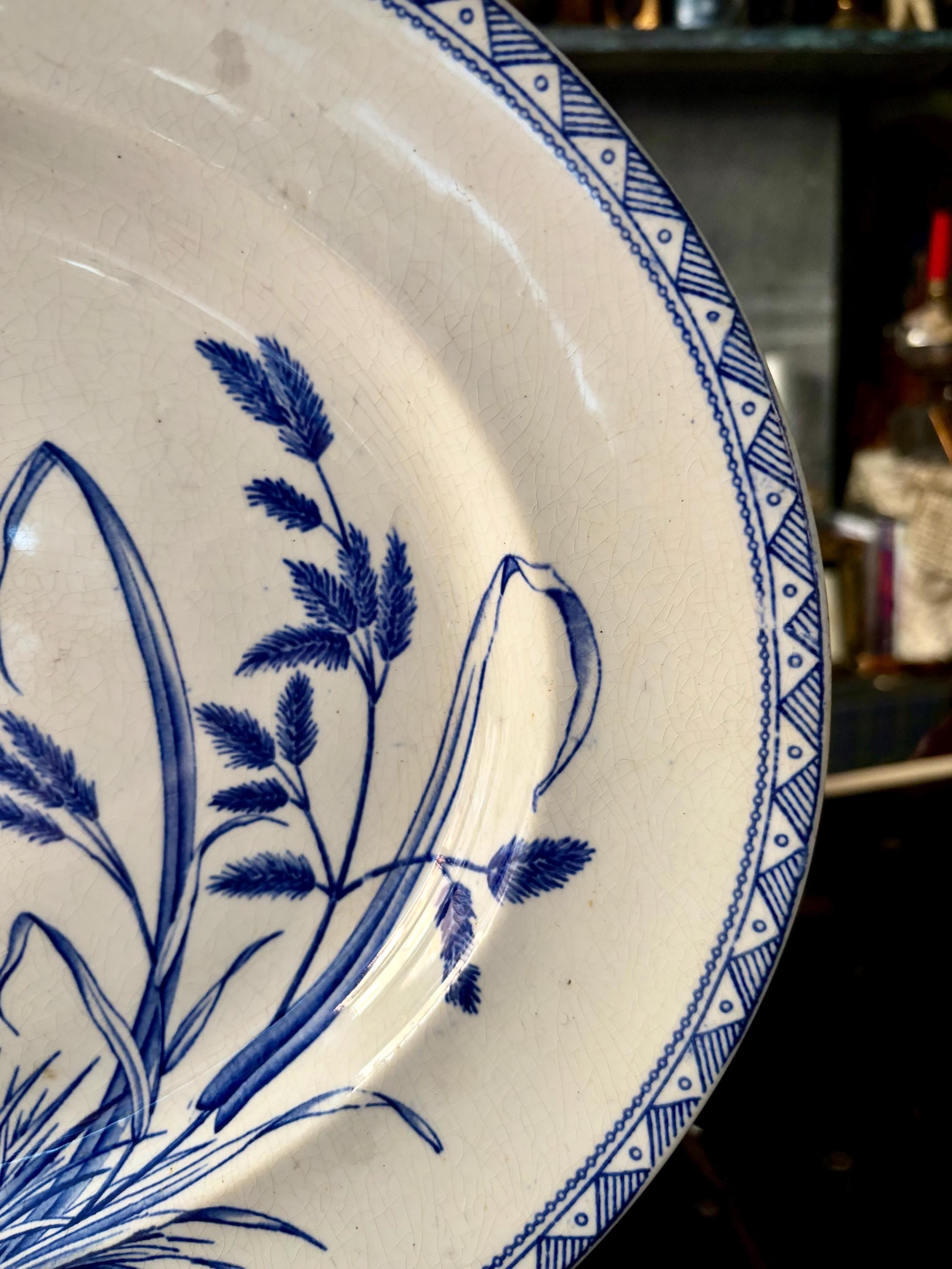 キッチン・食器 ☆【1876-83年製】T.G.&F.Booth Hawthorn ディナー皿