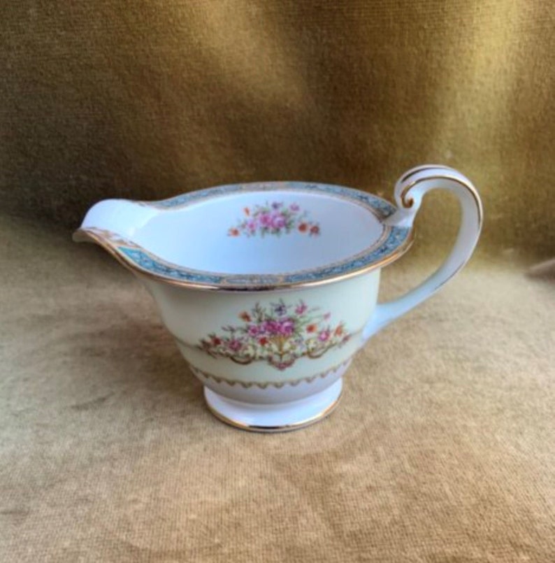 Vintage Noritake Creamer and Sugar Bowl Set Made in Occupied Etsy