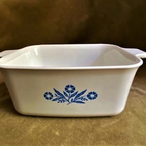 Vintage Corning Cornflower Rectangular Dish