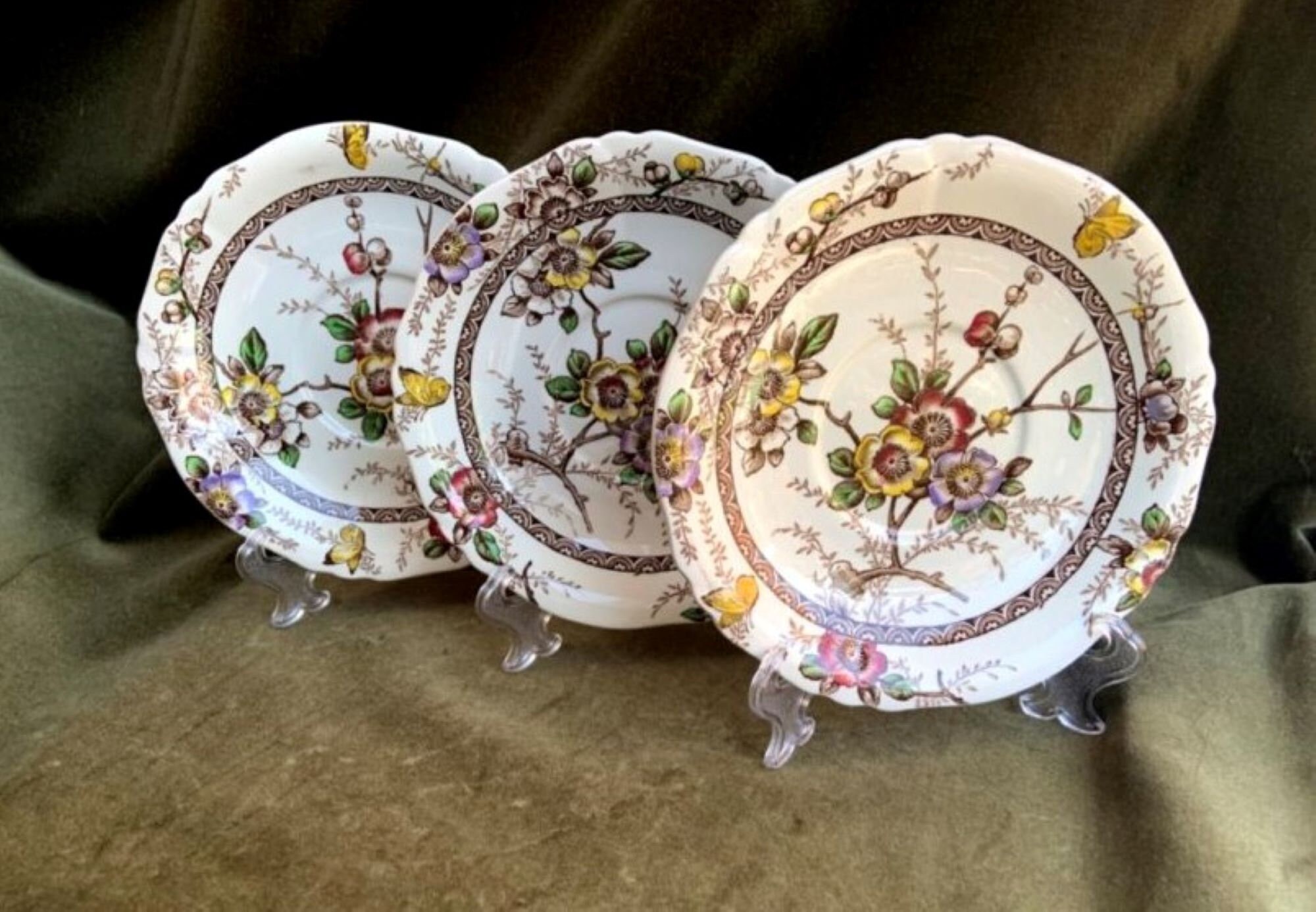 Set of Three Antique Alfred Meakin Medway Decor Etsy