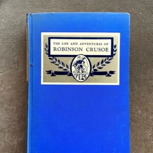 Vintage Adventures of Robinson Crusoe by Daniel Defoe