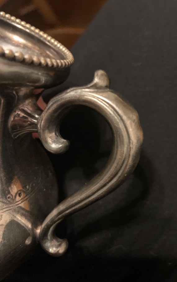 Simpson Hall Miller & Co. Quadruple Silver Plated Small Etched