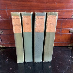 Set of 4 Antique La Comédie Humaine (The Human Comedy) Novels by Honoré  de Balzac (1895)