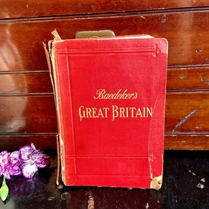 Antique Baedeker’s Great Britain (1927)