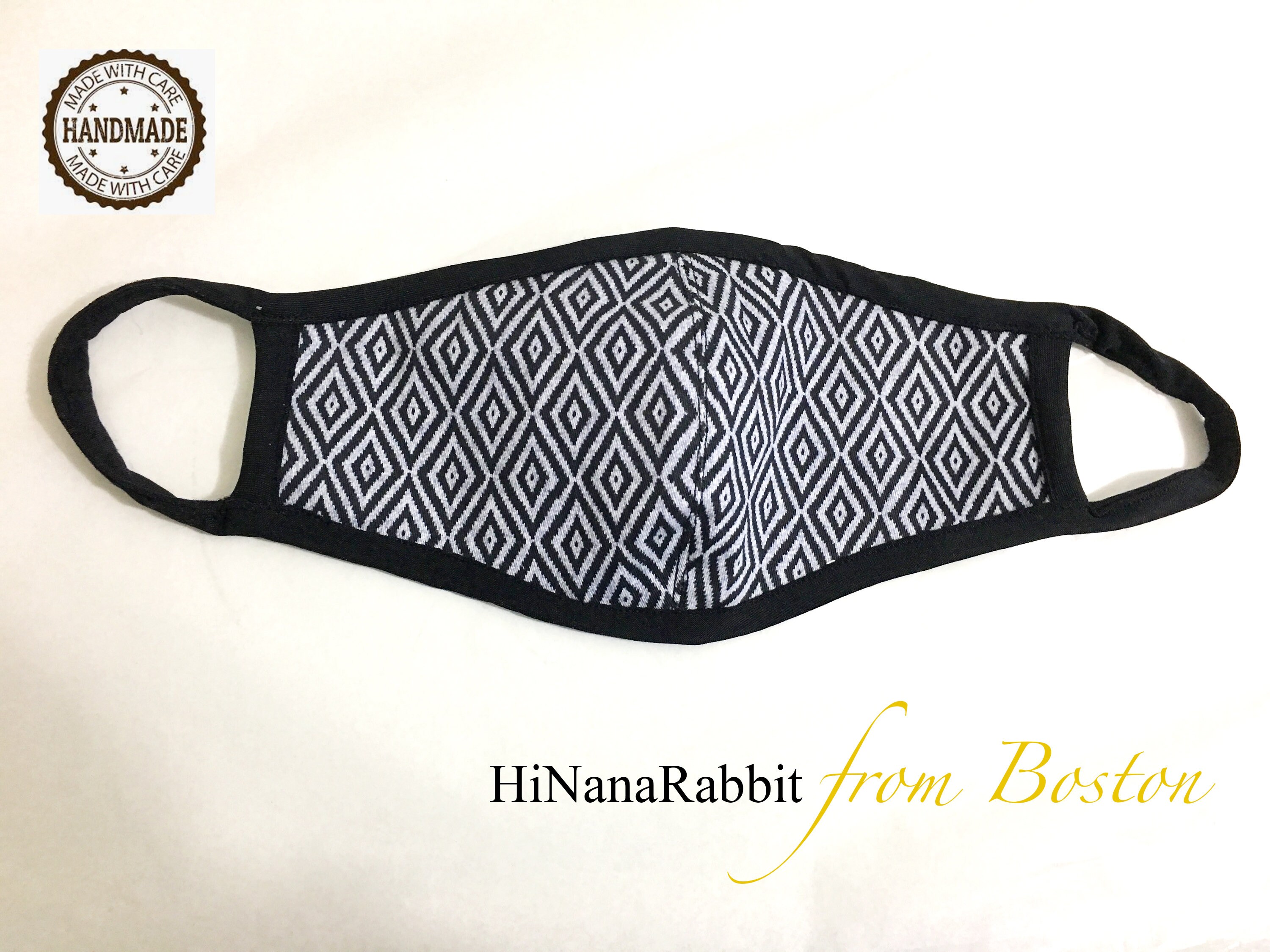 Men's Durable Cotton knit Face Mask Double Layered Etsy