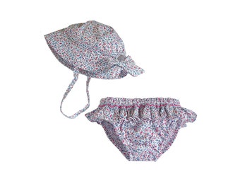 smocked bathing suit baby