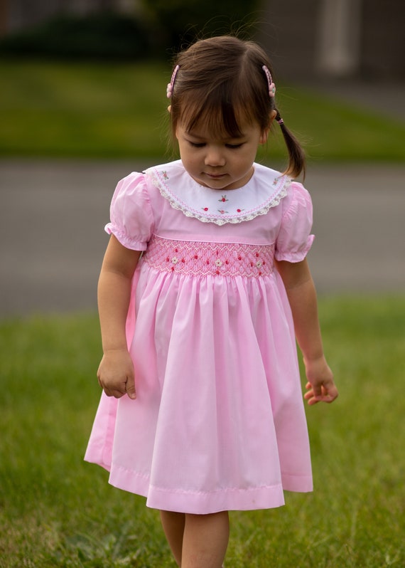Pink Hand Smocked Girls Liberty Dress | Portrait Dress | Beach Wedding Dress | Twirl Dress | Spring Dress | Ruffle Dress | Summer Dress Pink Hand Smocked Girls Liberty Dress | Portrait Dress | Beach Wedding Dress | Twirl Dress | Spring Dress | Ruffle Dress | Summer Dress