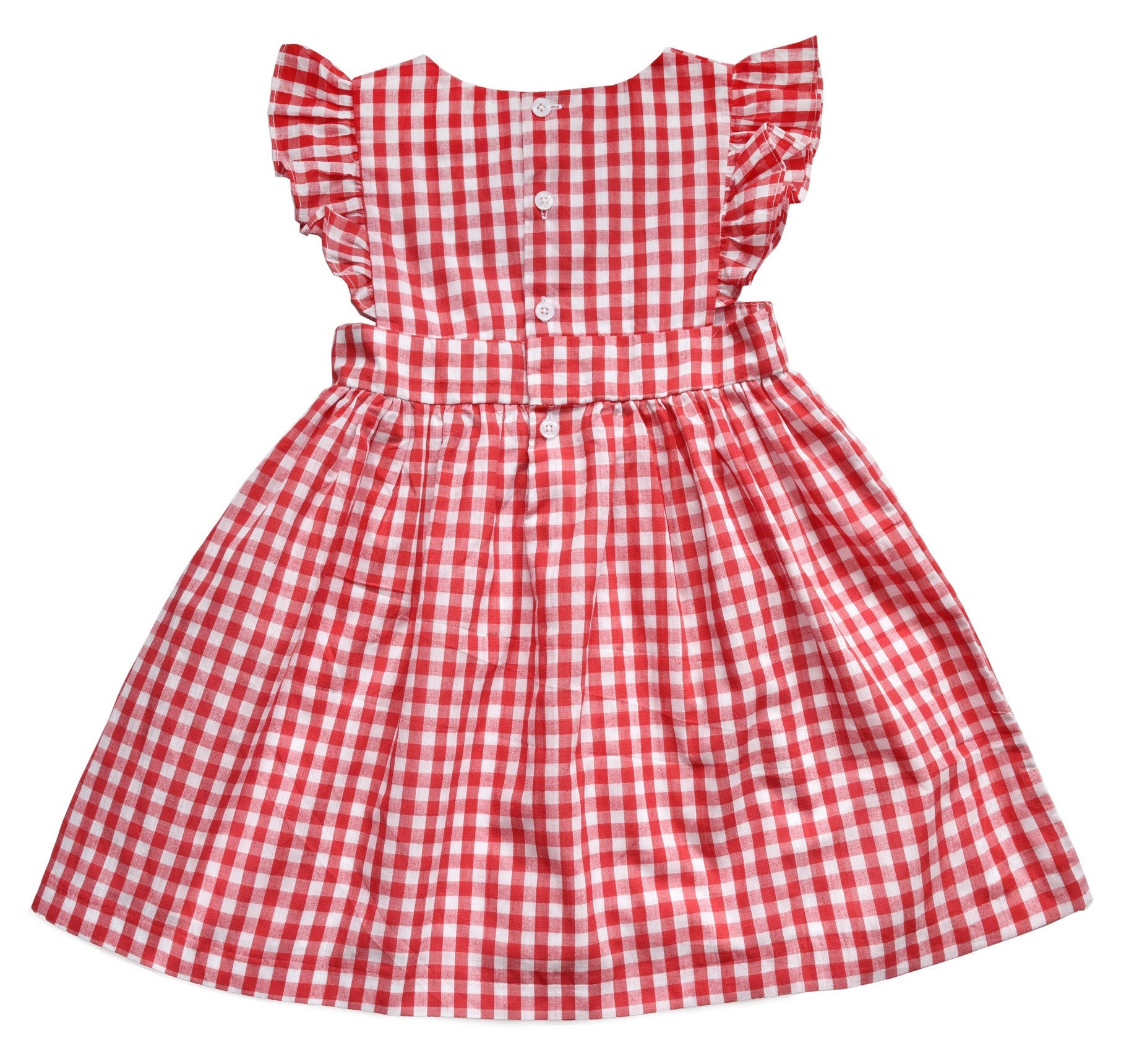 Patriotic Girls Dress Red & White Check Dress Toddler Dress - Etsy