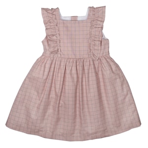 Vestido de algodón para niñas pequeñas, informal, estilo patinador, para fiesta