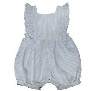 Baby Seersucker Bubble Romper