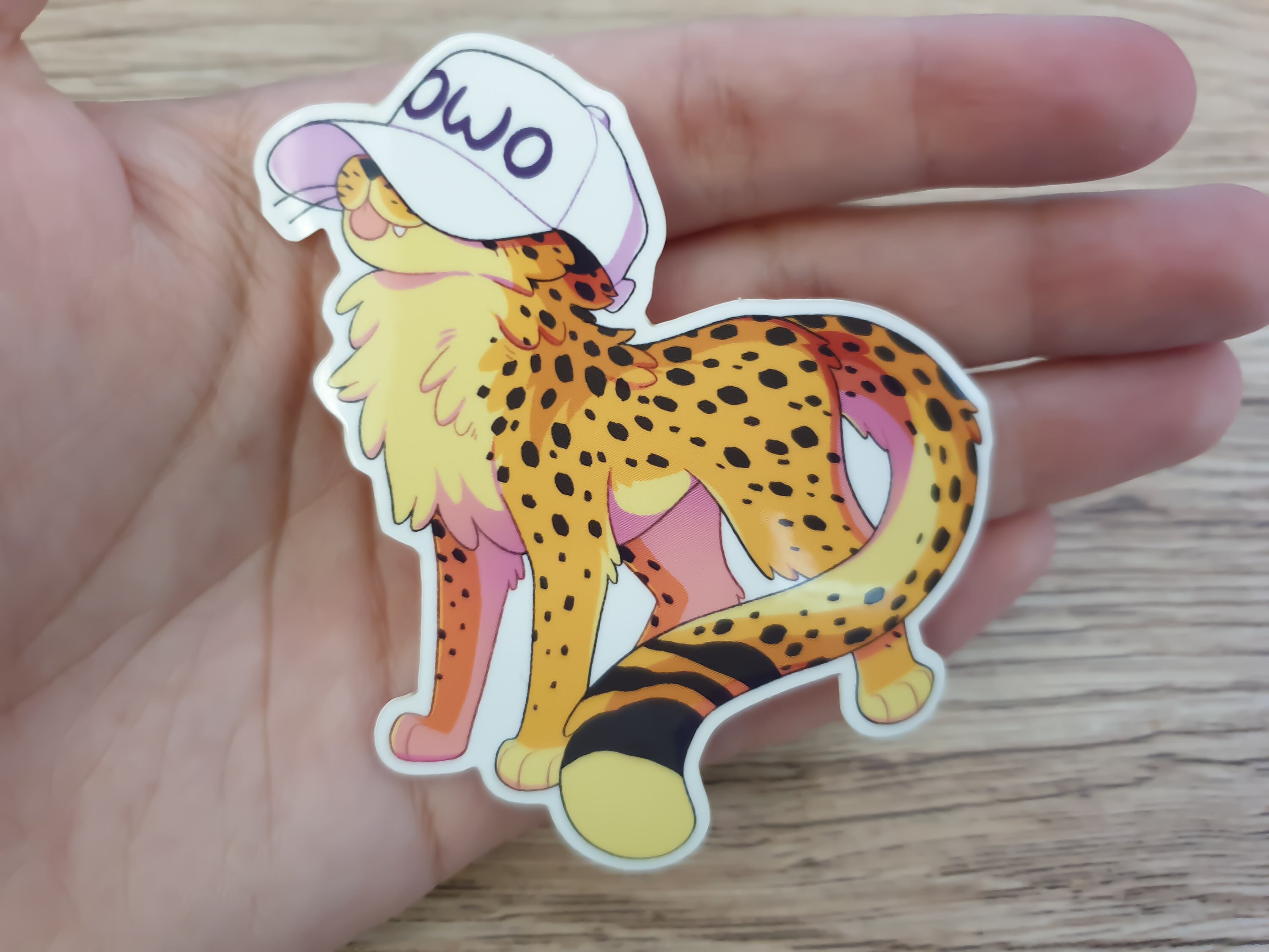 Cheetah in a hat Clearance