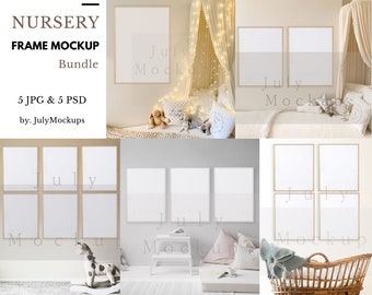 Nursery Frame Mockup Etsy