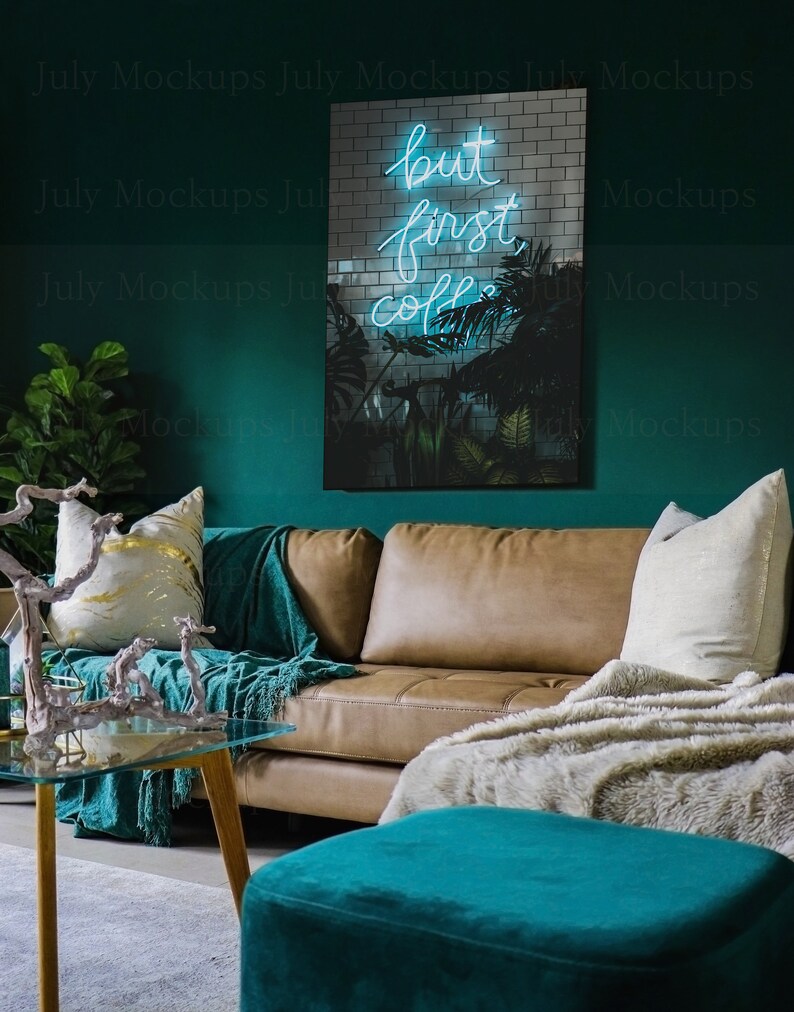 Canvas print mockup Wall canvas mockup Wall art