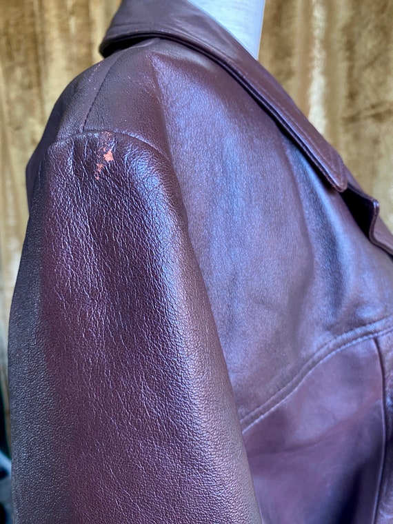 1970S genuine leather coat