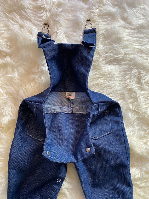 Vintage Infant Denim Overalls | Sears Toughskins … - image 5