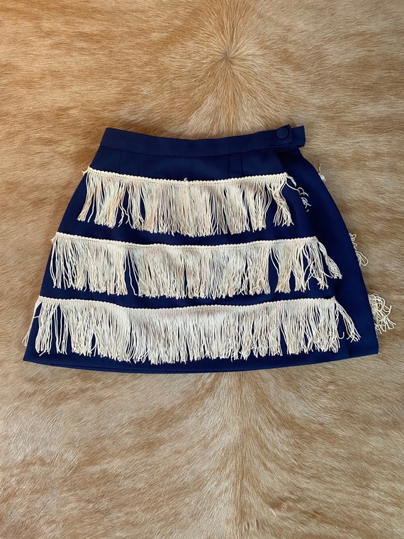 1970's Western Fringe Mini Skirt | Fun vintage, r… - image 3