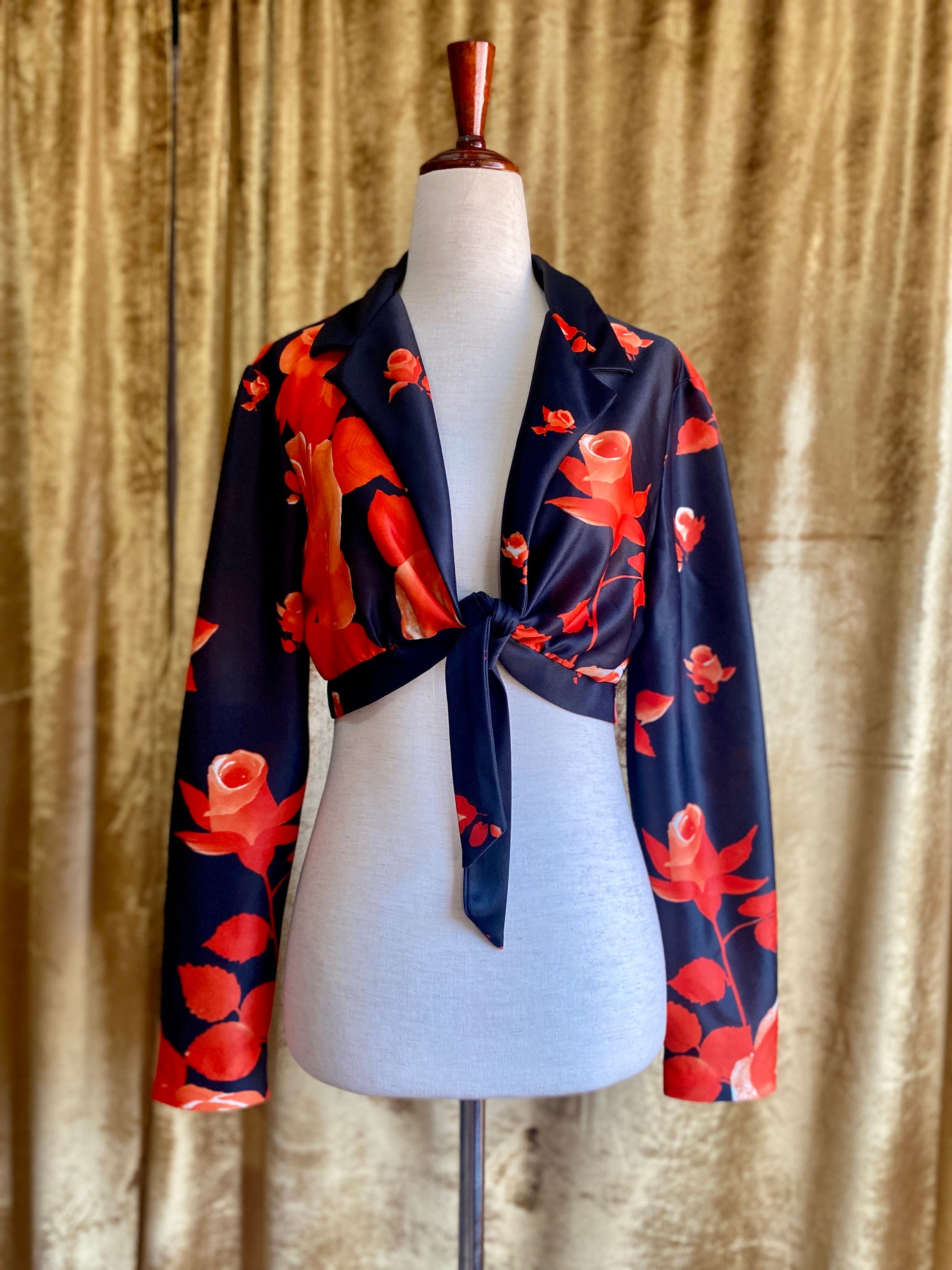 トップス nude vintage 60s Tie Front Top - Etsy