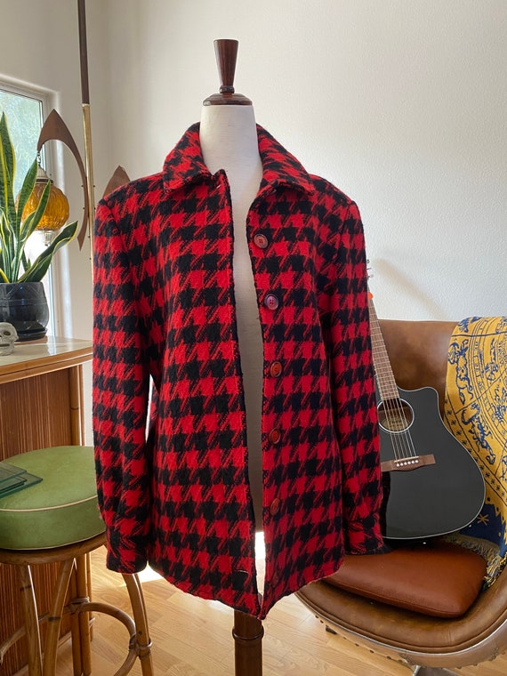 Vintage Womens Pendleton Wool Coat, 1950's | Larg… - image 7