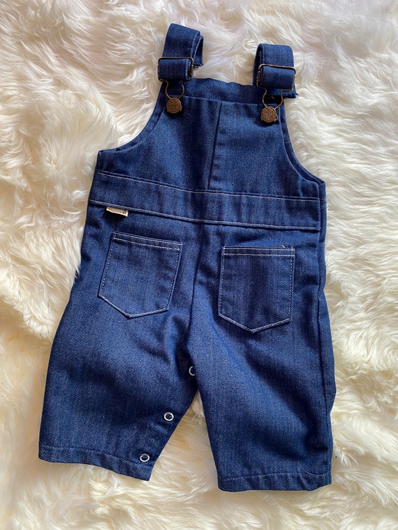 Vintage Infant Denim Overalls | Sears Toughskins … - image 1