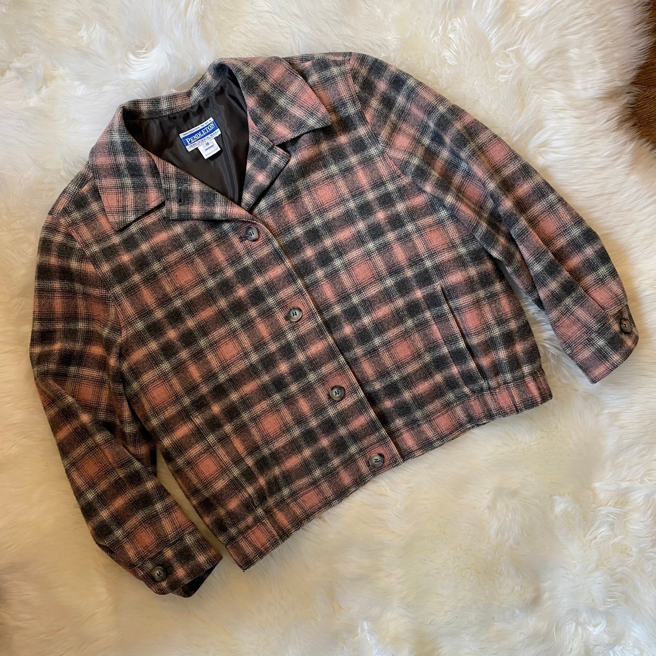 40s Pendleton Jacket - Etsy 40s Pendleton Jacket - Etsy