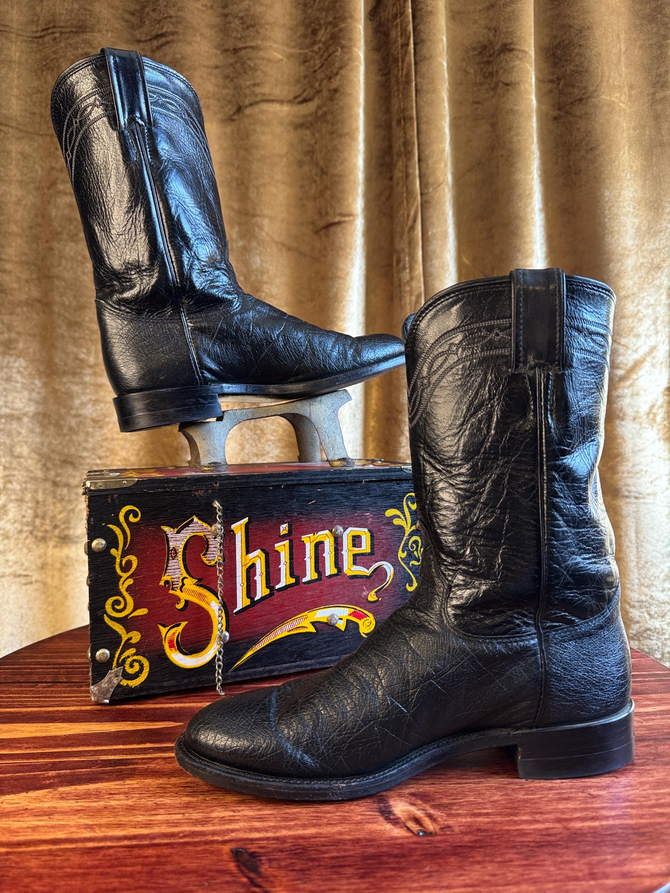 靴 90s Western boots made in usa 90s Western Boots - Etsy