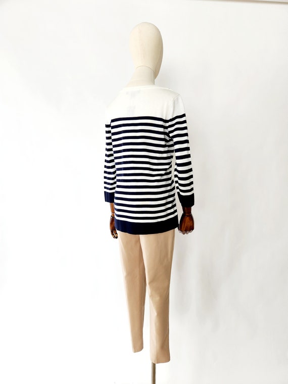 vintage Y2K nautical blue and white Tommy Hilfige… - image 4