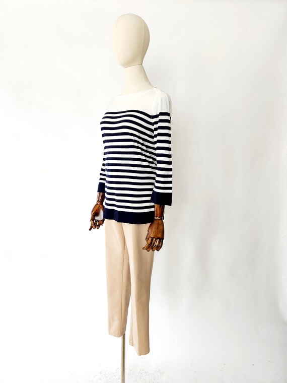 vintage Y2K nautical blue and white Tommy Hilfige… - image 7