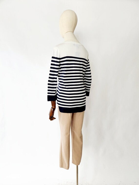 vintage Y2K nautical blue and white Tommy Hilfige… - image 5