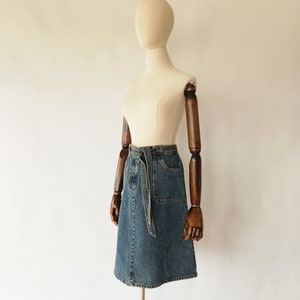 vintage Y2K denim mini skirt  - High Sierra - medium