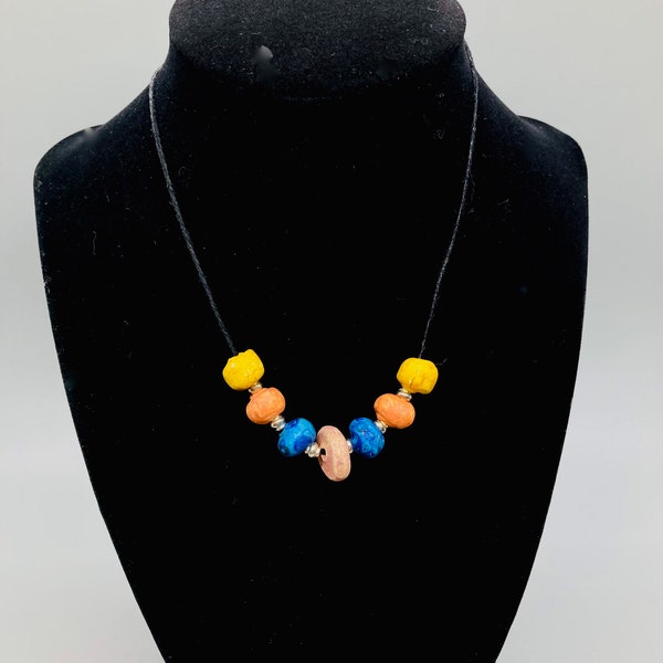 Stoneware Bead Necklace #2