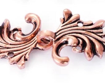 Clips Pull Rose Gold Leaf Fleur Cardigan Clip Pull Fermoir Cadeaux Cadeaux pour elle par Fabulici