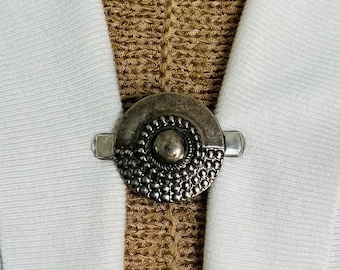 Sweater Clips Round Cardigan Clasp Sweater Clip Vintage  Sweater Guard Geometric Gift Cinch Clip Kimono Fastener Gift for Her by Fabulici
