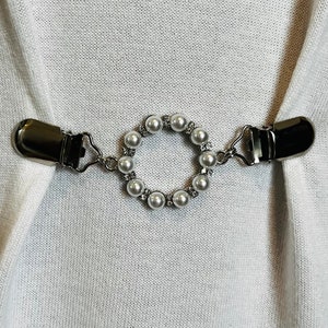 Dress Clip Cardigan Clip Sweater Clip Pearl Kameez Clip for Dress Clips Waist Cinch Clip  Birthday Gift for Her Perfect Gift Idea for Mom