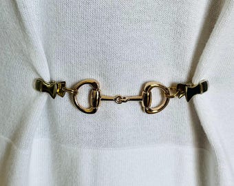 Dress Clips Horse Bit Waist Clip Cardigan Clip Horse Sweater Clip Cinch Clip Dress Clip Cincher Unique Jewelry Gift for Her by Fabulici