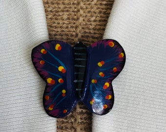 Sweater Clips Colorful Butterfly Sweater Clip Cardigan Clasp for Sweater Guard Kimono Fastener Gift for Mom Gift for Her by Fabulici