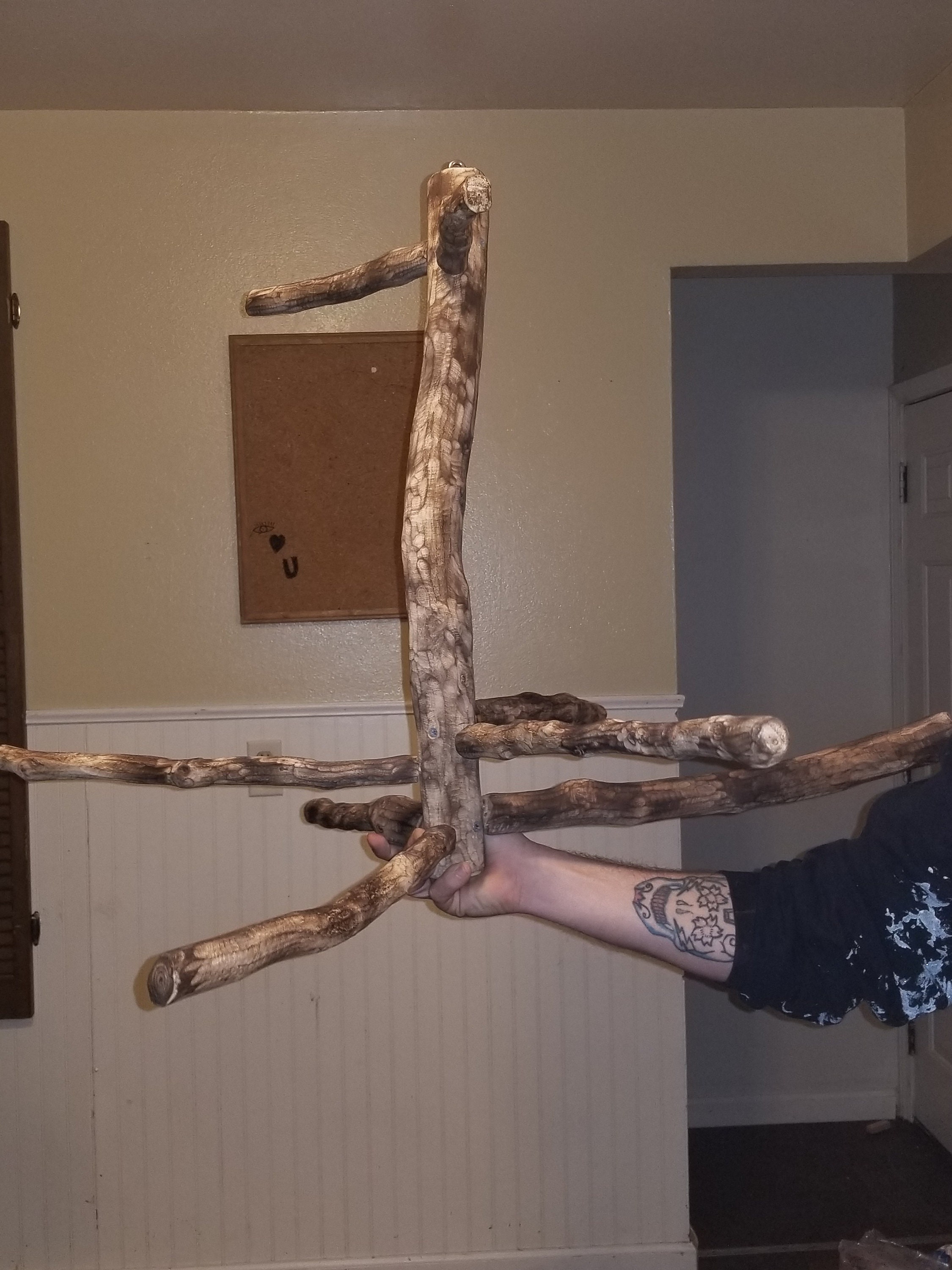 Handmade swinging bird perches for medium to large birds Etsy