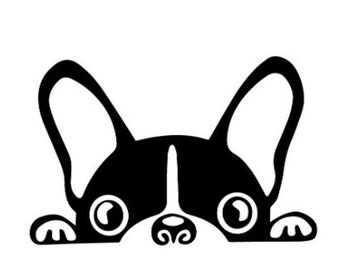 Frenchie / Boston Terrier JPG File, Téléchargement numérique, Téléchargement instantané