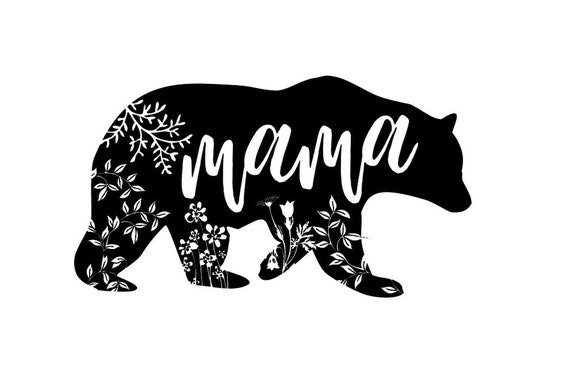 Mama Bear, SVG File, PNG File, JPG File, Instant Download, Digital Download