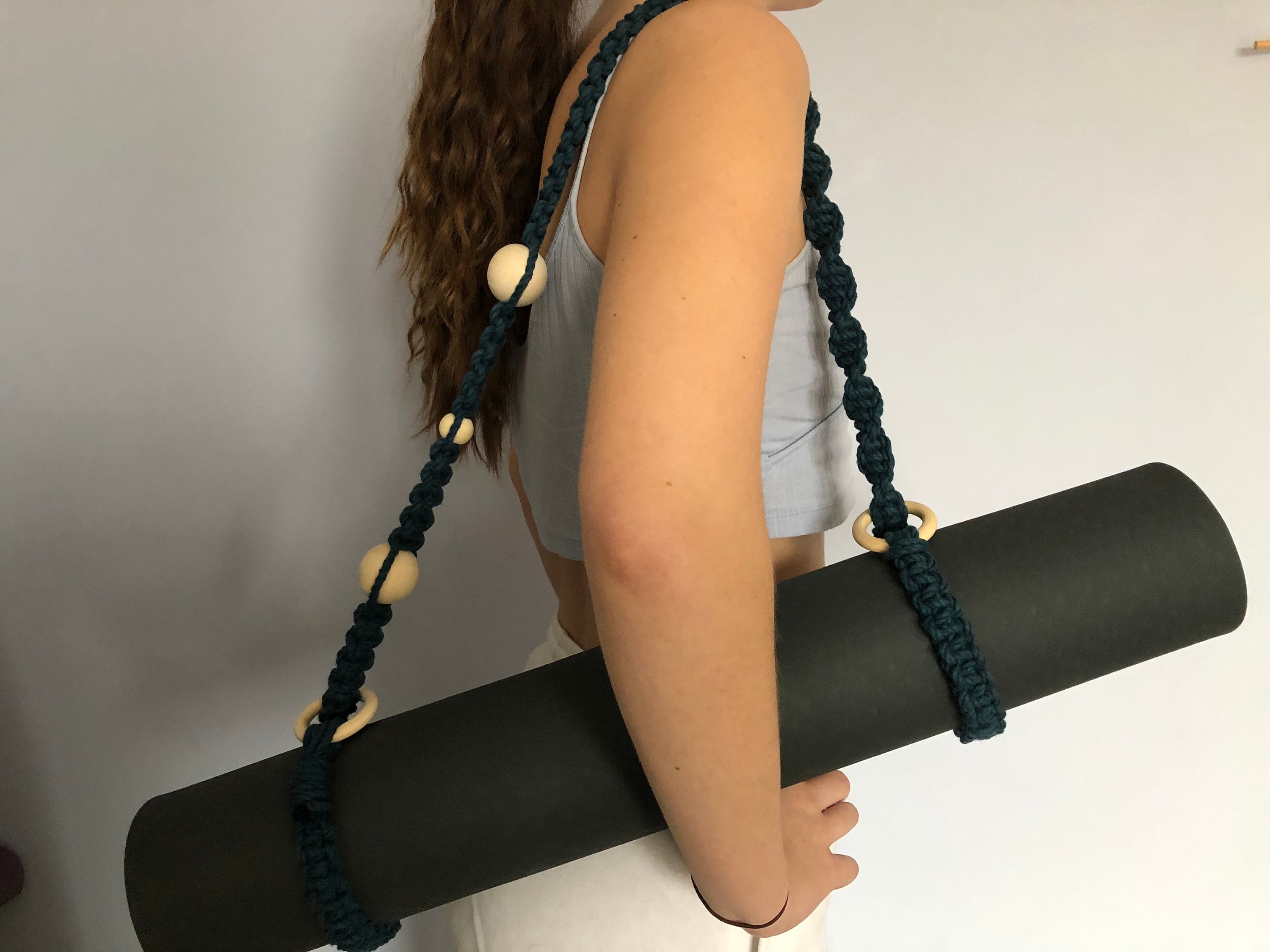 DIY Macrame Yoga Mat Strap/portecouverture piquenique Etsy