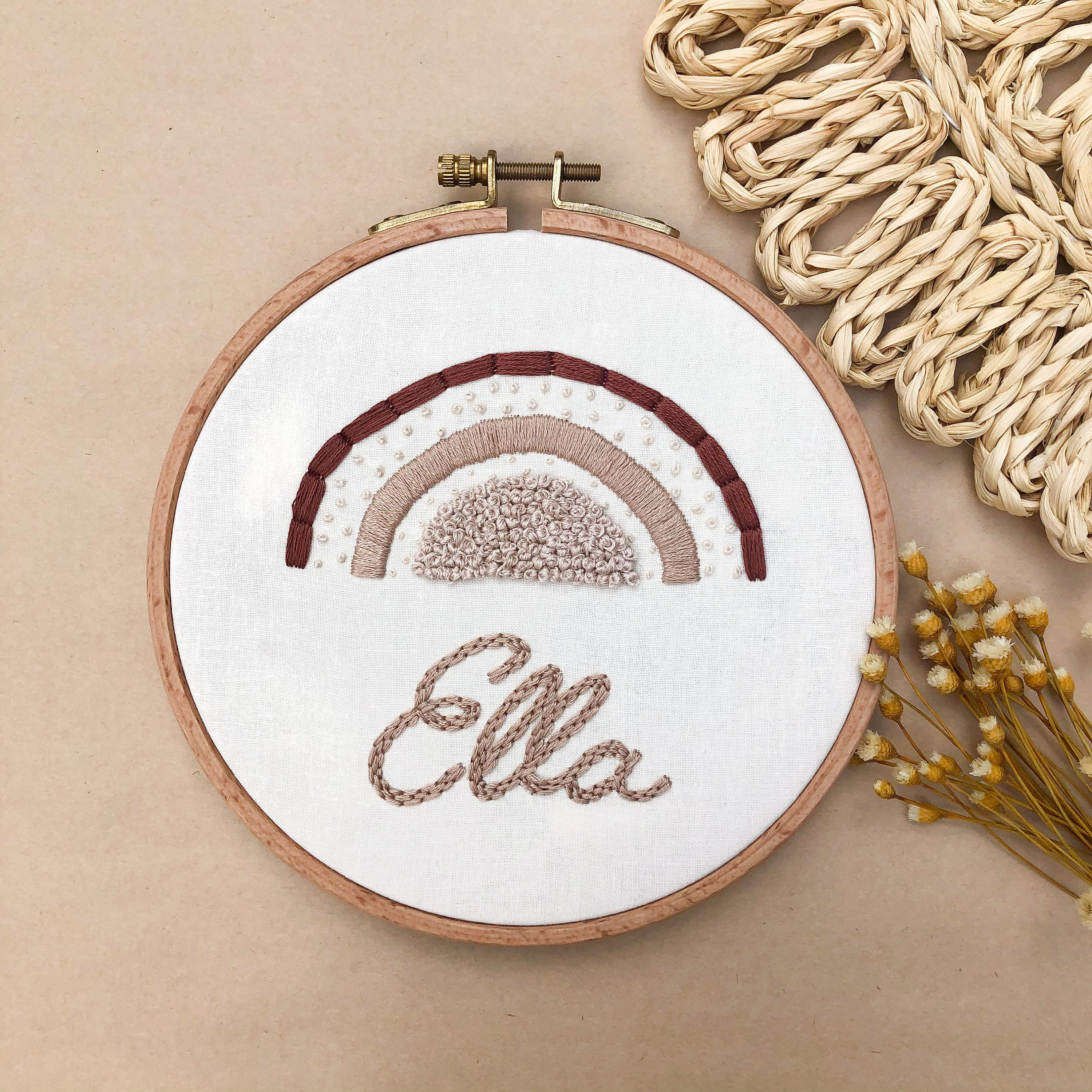 Personalized Baby Name Embroidery Nursery Decor Gender Etsy UK