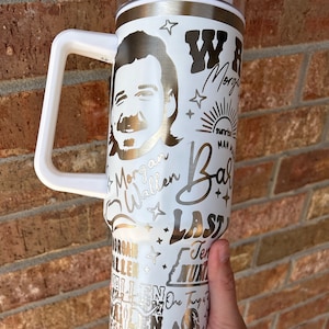 Country music 40oz Laser Engraved Wallen Tumbler Gifts for her Morgan Wallen Tumbler Country music fan cup