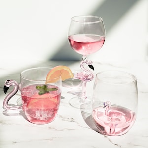 Unique Flamingo Gifts Flamingo Wine Glass Flamingo Gift Flamingo Glass Pink Flamingo Mug Flamingo Cup Flamingo Glasses for Flamingo Party