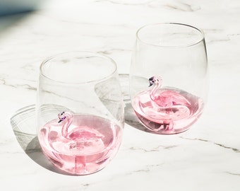 Tazas de flamenco, vasos para beber flamenco, vaso de flamenco, decoración de fiesta de flamenco, idea de decoración de la casa de playa, regalo de la casa de playa, decoración de la casa de playa