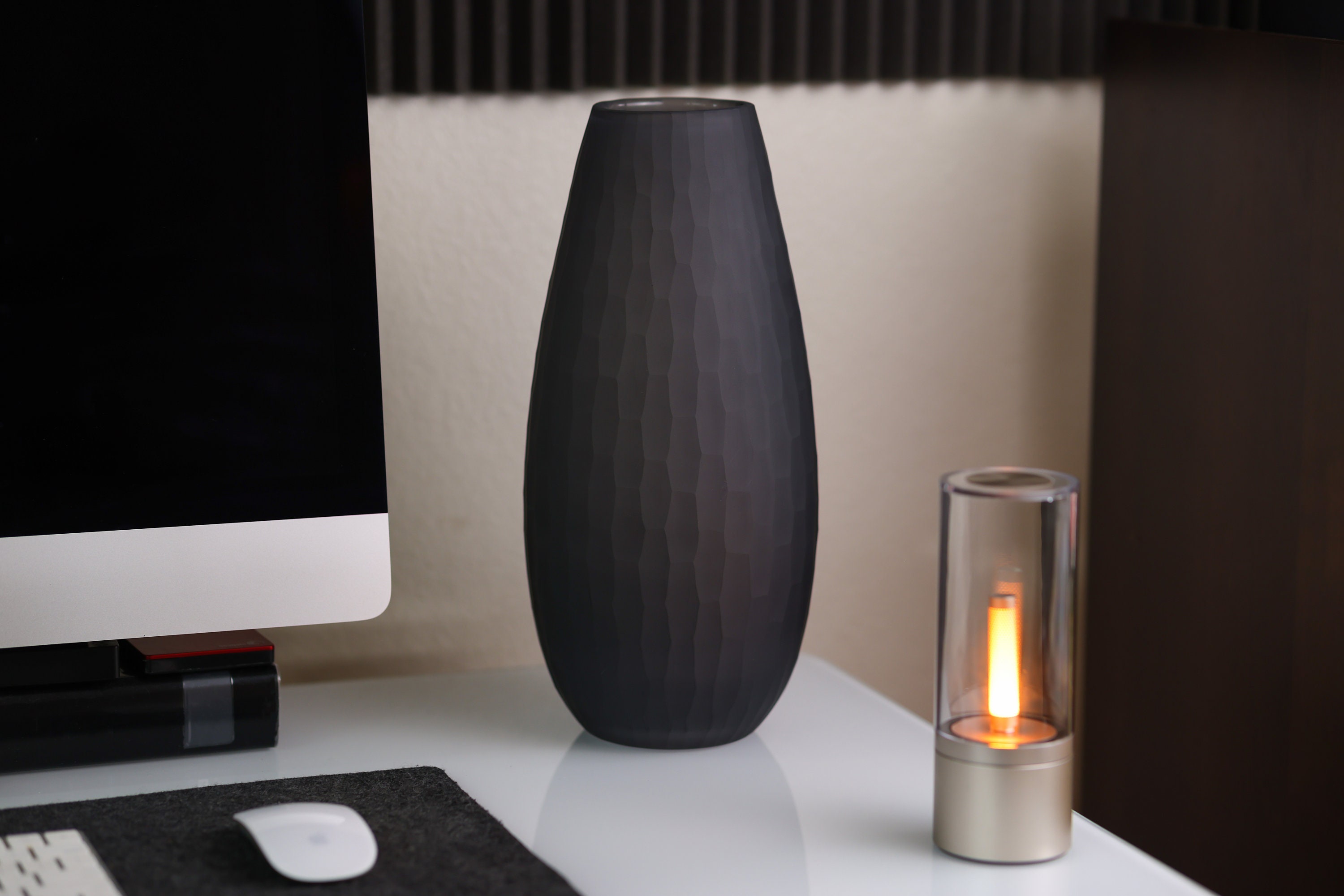 etsy black vase